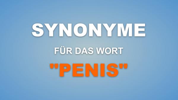 1006 Synonyme und lustige Wörter für das Wort Penis, anderes Wort für Penis